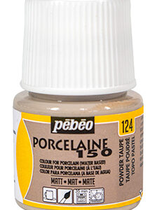 Porseleinverf Pebeo Porcelaine 150 45 ml. - 124 Powder Taupe